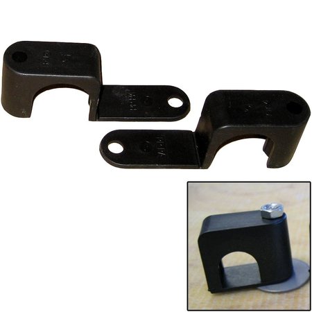 WELD MOUNT Single Poly Clamp f/1/4 in. x 20 Studs, 1 in. OD, Requires 1.75 in. Stud, 25PK 601000